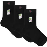 A-DAM 3-pack Casual Socks Kids Dean Black Maat: 0/1 | Sokken Outlet | Unisex | Zwart