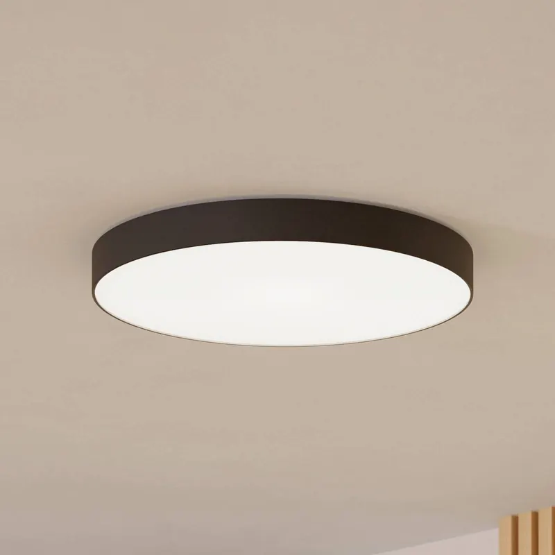 EGLO connect Inteligentna lampa sufitowa LED Gallizzi-Z, czarna, Ø69 cm