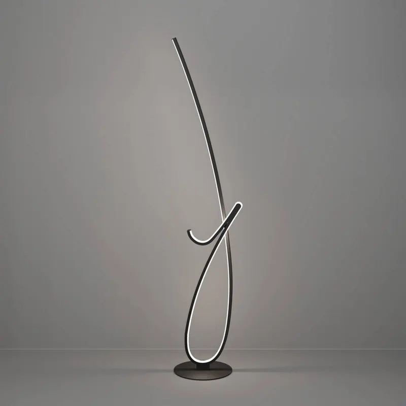 Lampa stojąca LED EGLO CARDONCITO, czarna, wysokość 130 cm, CCT