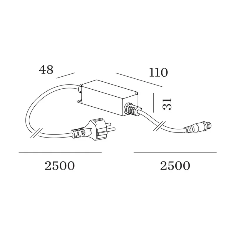 WEVER & DUCRÉ Plug & Play Sterownik do GEO, 30 W, 24 V, IP67