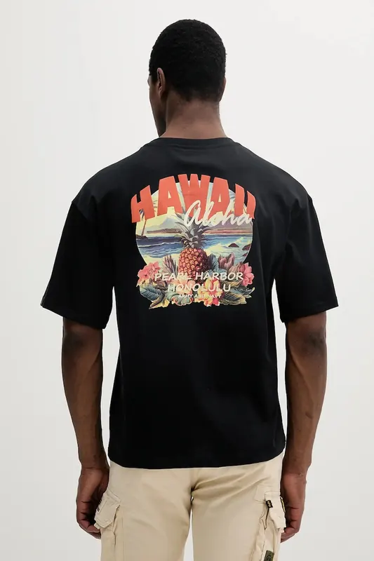Alpha Industries t-shirt bawełniany Hawaii Aloha T BP