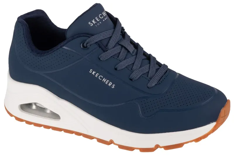 Skechers Uno-Stand on Air 73690-NVY, Damskie, Granatowe, buty sneakers, skóra syntetyczna, rozmiar: 41