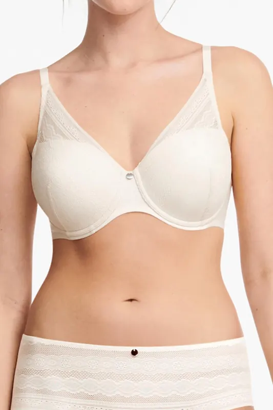 Chantelle Co Bra Tshirt Covering Memory Milk Maat: F70 | BH's Outlet | Dames | Wit