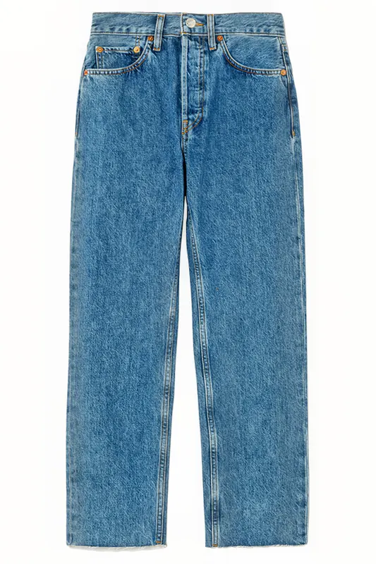 RE/DONE 70s Stove Pipe Seventies As Fuck Maat: 25 | Flared Jeans Outlet | Dames | Blauw