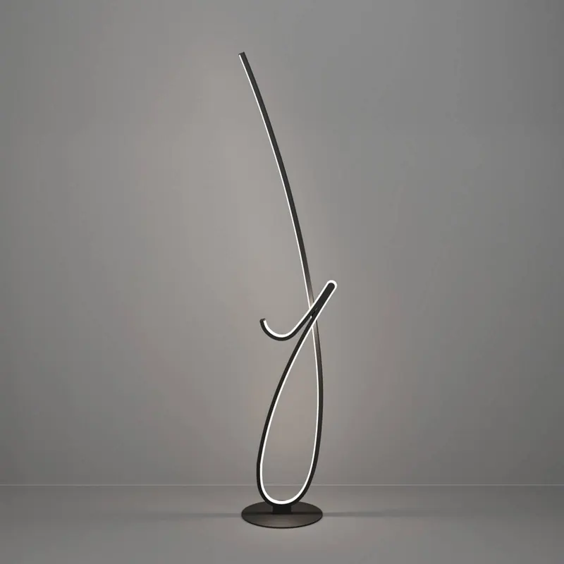 Lampa stojąca LED EGLO CARDONCITO, czarna, wysokość 130 cm, CCT