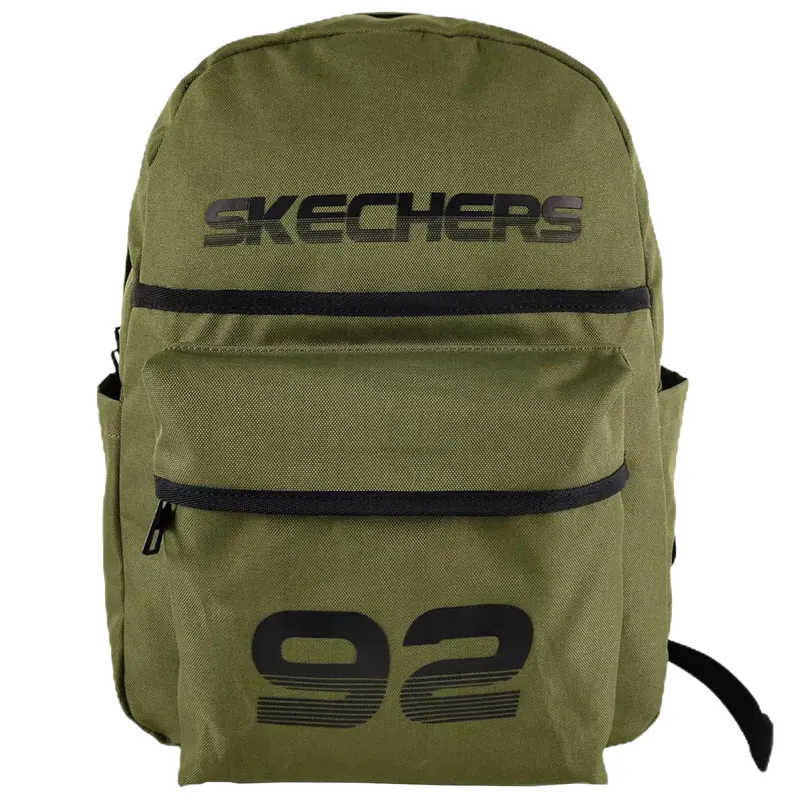 Skechers Downtown Backpack S979-19, Unisex, Zielone, plecaki, poliester, rozmiar: One size