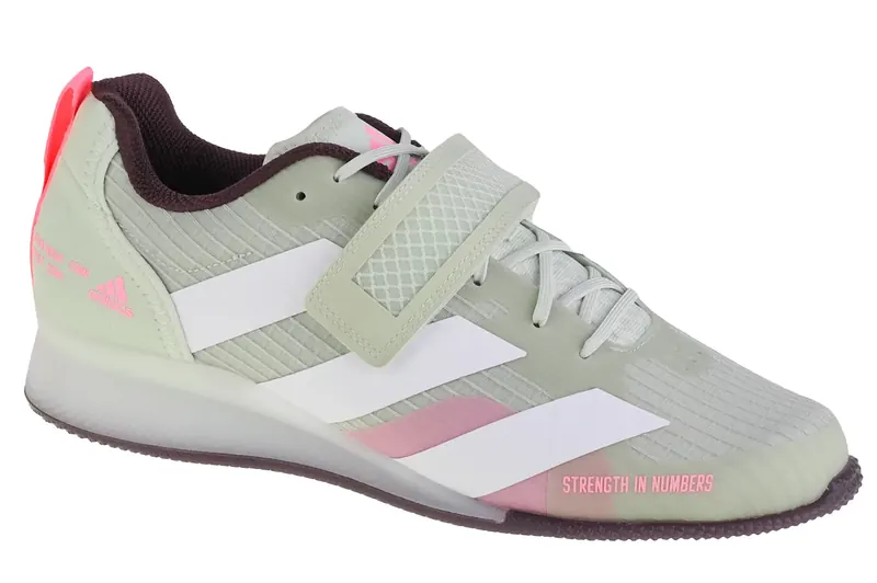 adidas Adipower Weightlifting 3 GY8925, Męskie, Zielone, buty na siłownię, tkanina, rozmiar: 46 2/3