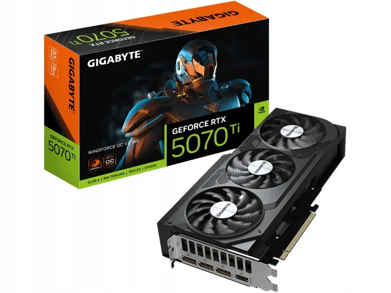 Karta graficzna Gigabyte GeForce Rtx 5070 Ti Windforce Oc V2 16GB Dlss 4