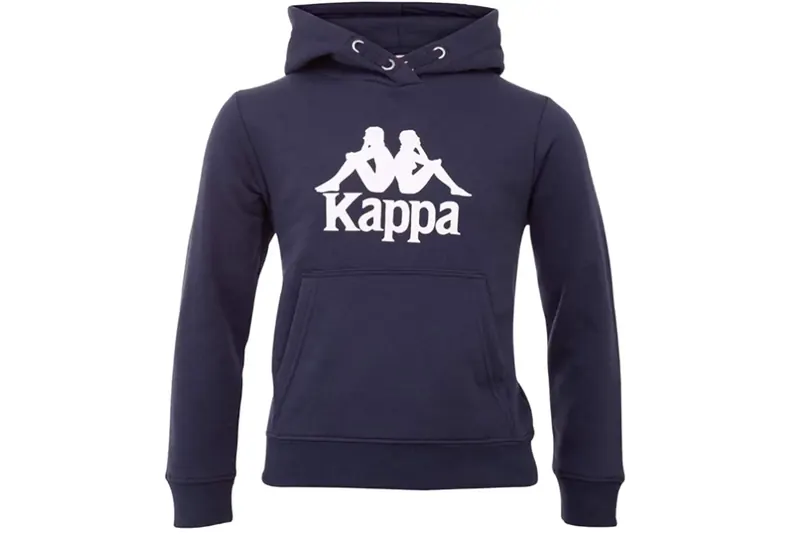 Kappa Taino Kids Hoodie 705322J-821, Dla chłopca, Granatowe, bluzy, bawełna, rozmiar: 164