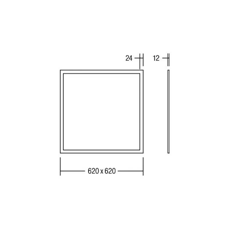BRUMBERG Ailis panel LED opal 3000K Dali
