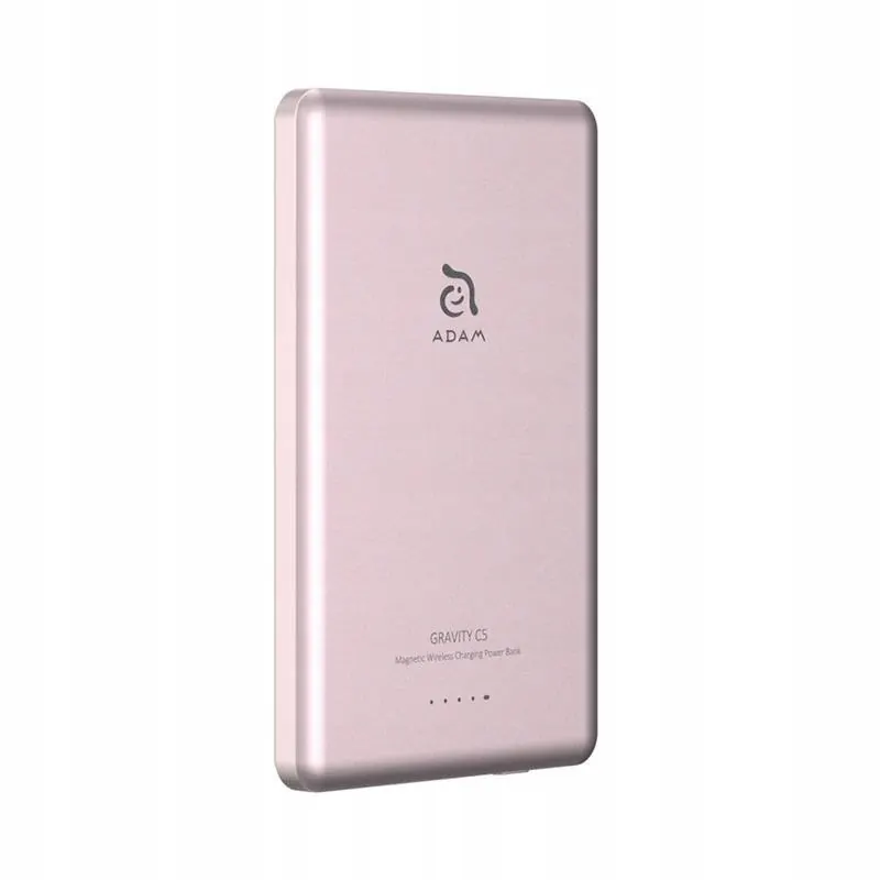 Adam Elements Magnetic Wireless Powerbank Gravity C5 5.000 mAh Pink…