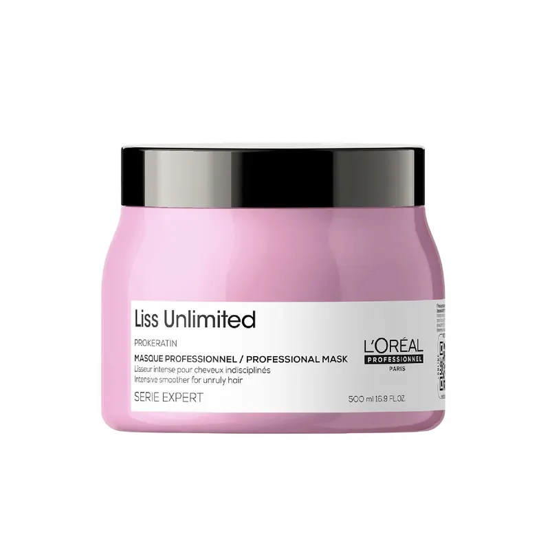 L'Oreal Professionnel, Serie Expert Liss Unlimited, Maschera w kremie do włosów, do wygładzania, 500 ml