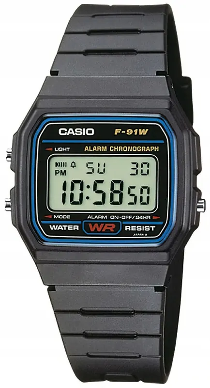 Zegarek Casio F-91W-1YEG Oryginał Vintage