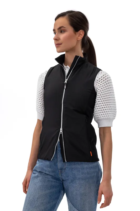 SWIMS The Womens Hybrid Vest Black Maat: S | Gilets Outlet | Dames | Zwart