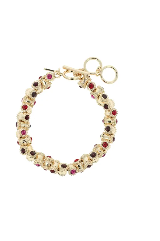 OTAZU Vintage Barrel Bracelet Siam Red Maat: OS | Armbanden Outlet | Dames | Rood