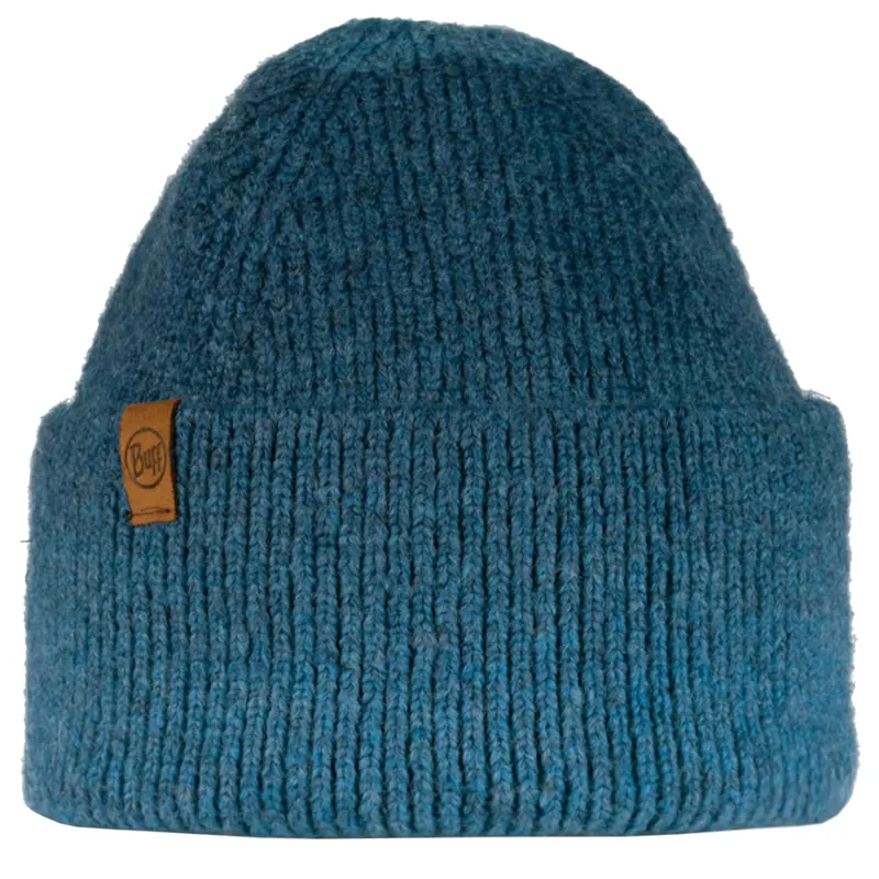 Buff Marin Knitted Hat Beanie 1323247881000, Unisex, Niebieskie, czapki, akryl, rozmiar: One size