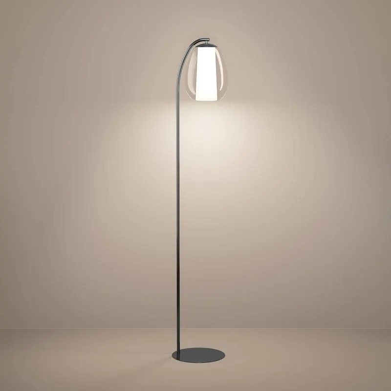 Lampa stojąca LED Stars of Light Menorca, nikiel, wysokość 165 cm, CCT