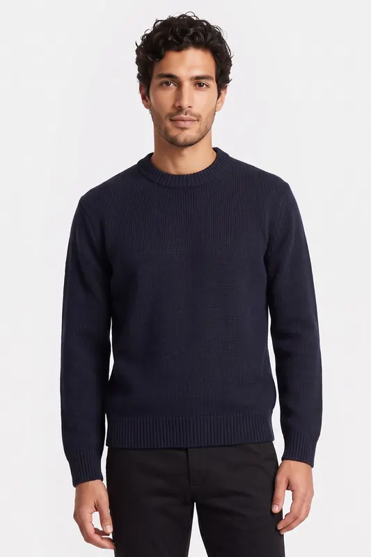 ARKET Sanit Oversized Crew Blue Maat: XS | Sweaters Outlet | Heren | Blauw