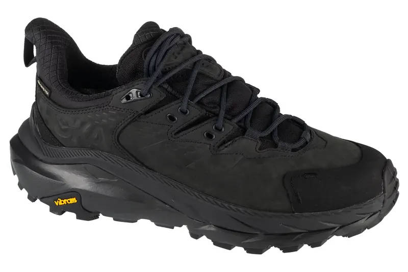 Hoka M Kaha 2 Low GTX 1123190F-BBLC, Męskie, Czarne, buty trekkingowe, nubuk, rozmiar: 46 2/3