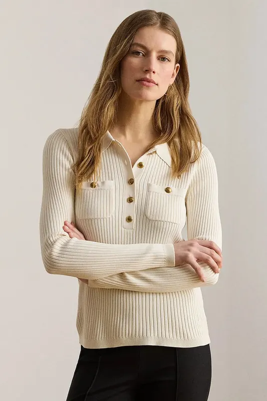 Lauren Ralph Lauren sweter damski z wiskozą