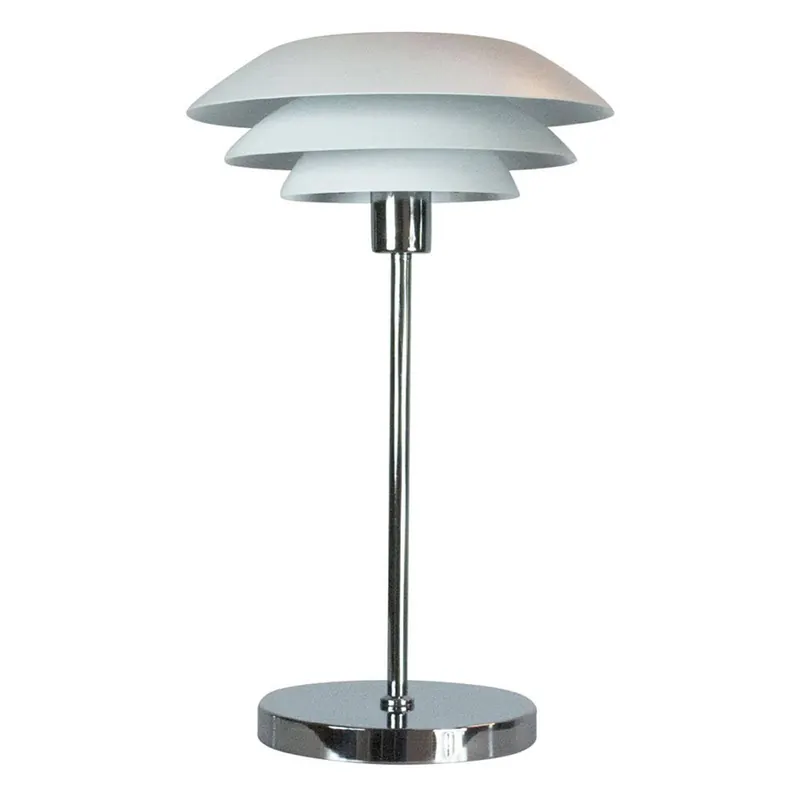 Dyberg Larsen DL31 lampa stołowa metalowa biała