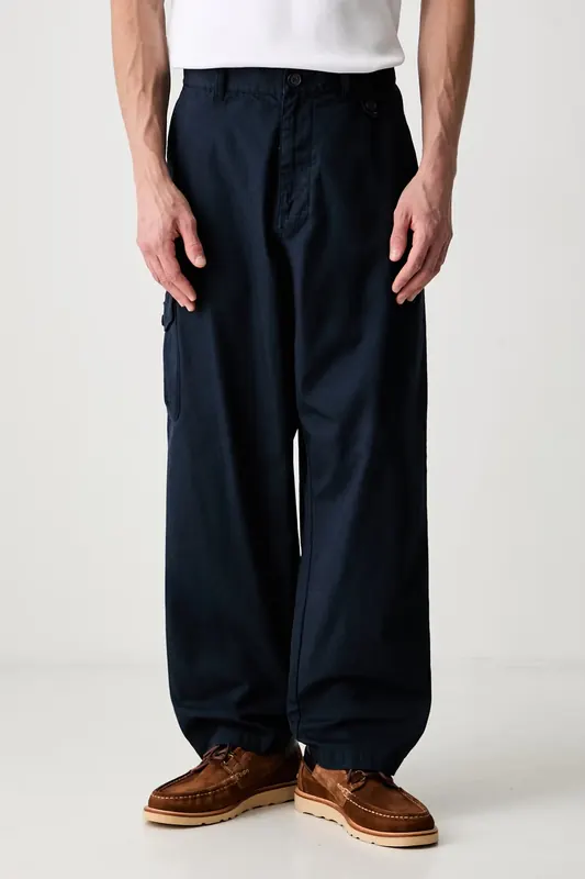 Barbour  MTR0796NY91 spodnie bawełniane męskie