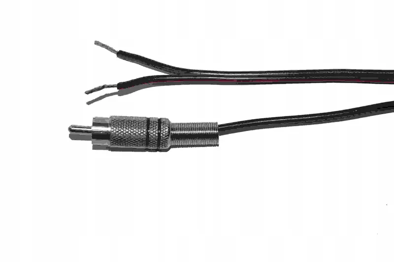 Kabel głośnikowy z wtykiem Rca 2x0,5mm, 5m