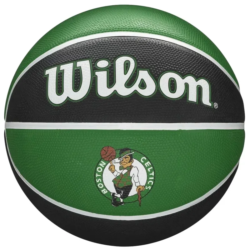 Wilson NBA Team Boston Celtics Ball WTB1300XBBOS, Unisex, Czarne, piłki do koszykówki, Guma, rozmiar: 7