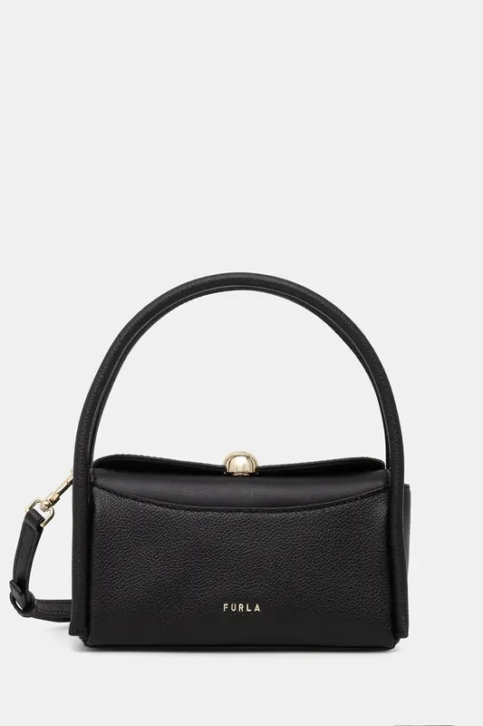 Furla torebka skórzana Nicole Mini Boston Bag