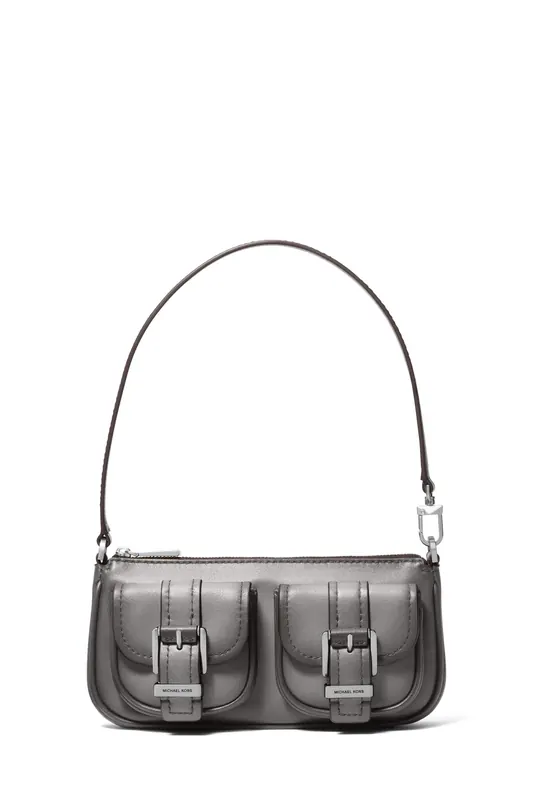 Michael Kors Small Convertible Pouchette Storm Maat: OS | Handtassen Outlet | Dames | Zilver