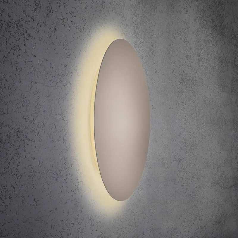 Escale Blade kinkiet LED, taupe, Ø 79 cm