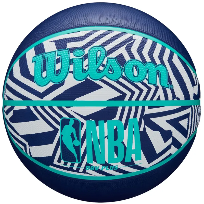Wilson NBA DRV Plus Dazzle Camo Ball WZ3016102XB, Unisex, Granatowe, piłki do koszykówki, Guma, rozmiar: 7