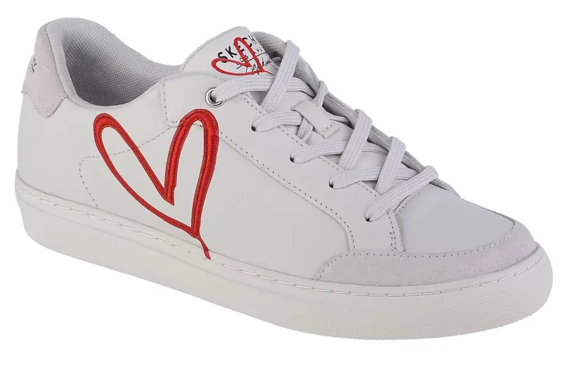 Skechers Side Street - Lonely Heart 177983-WRD, Damskie, Białe, buty sneakers, skóra licowa, rozmiar: 35