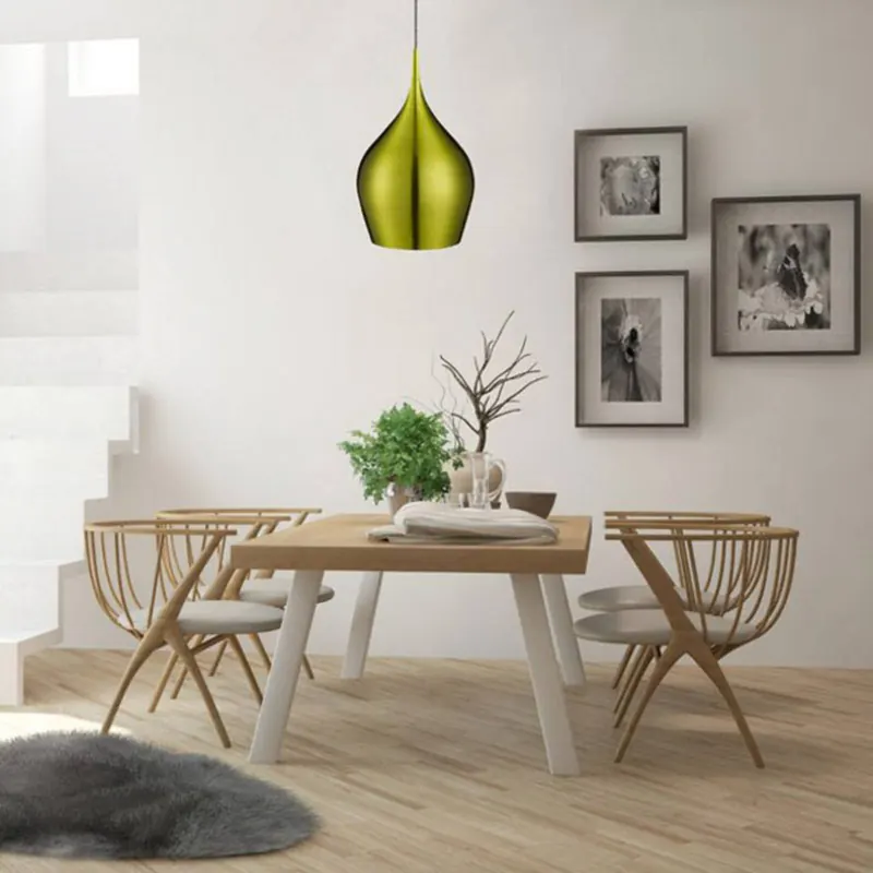 Lampa wisząca Vibrant w pięknym, zielonym kolorze