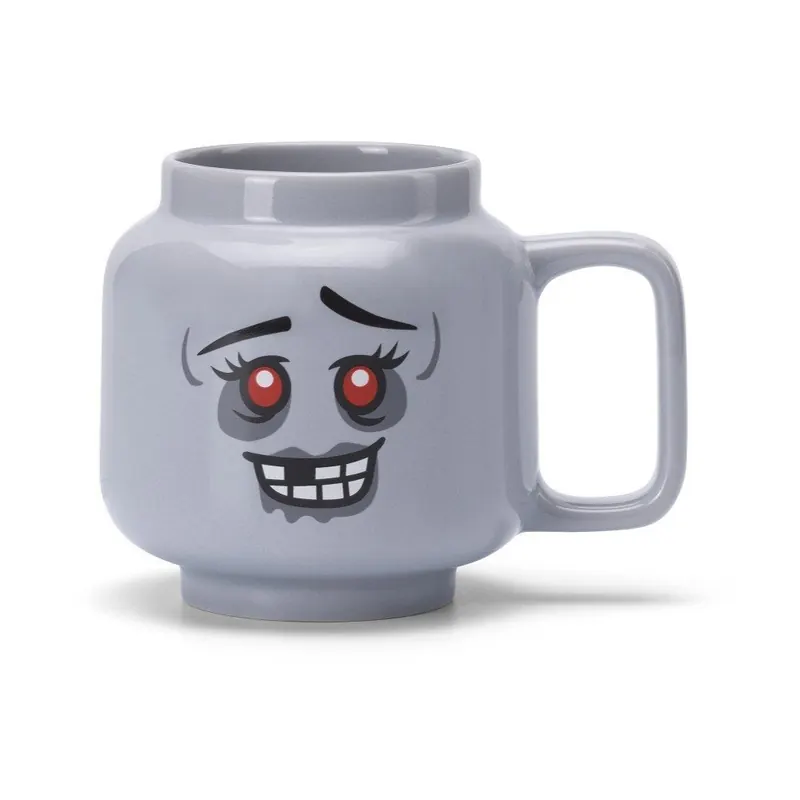 Szary ceramiczny kubek dla dzieci do latte 530 ml Zombie – LEGO®