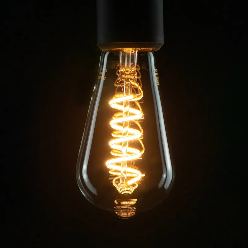 SEGULA żarówka LED Rustika Curved E27 6W 1 900 K