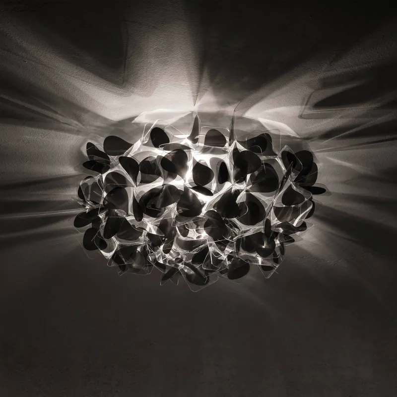 Slamp Clizia Mama Non Mama lampa ścienna, czarny, Ø53cm