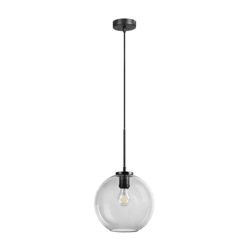Lampa wisząca Dyberg Larsen Loop 25 cm dym/czarny