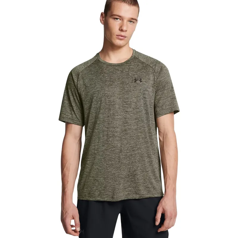 UNDER ARMOUR t-shirt męski koszulka treningowa Tech 2.0 moro (S)