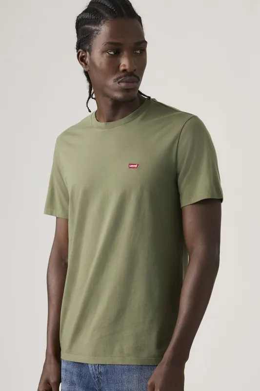 Levi's Classic Housemark Tee Maat: M | Basic T-Shirts Outlet | Heren | Groen