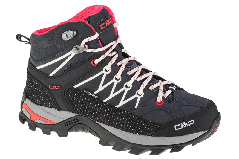 CMP Rigel Mid 3Q12946-76UC, Damskie, Szare, buty trekkingowe, skóra zamszowa, rozmiar: 37