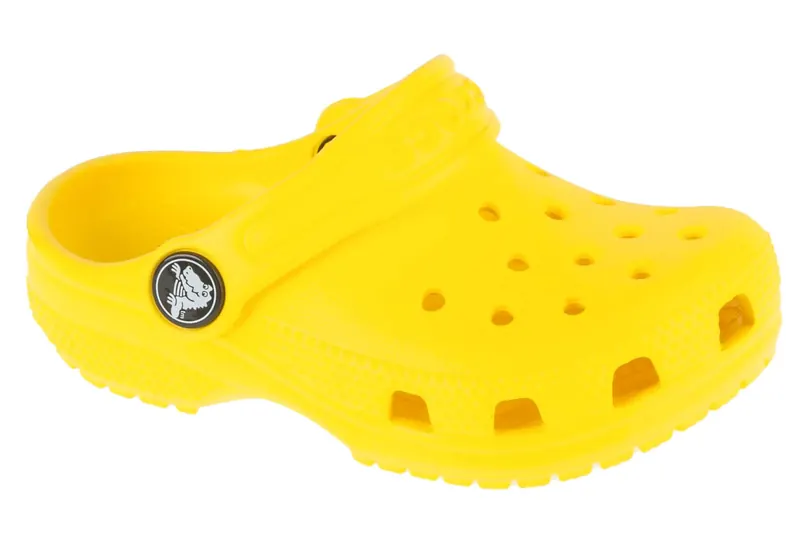 Crocs Classic Clog Kids T 206990-77J, Dla chłopca, Żółte, klapki, syntetyk, rozmiar: 23/24