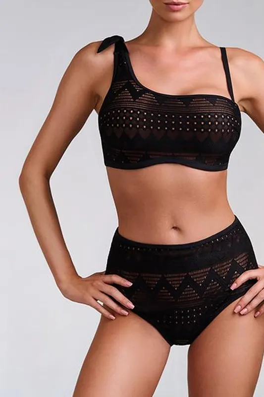 Marlies Dekkers Dolce Vita Black And Sand Strapless Bikini Top Maat: 80D | Bikini's Outlet | Dames | Zwart