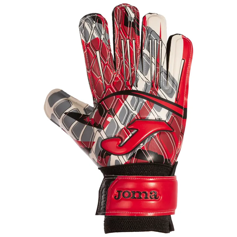 Joma Calcio 23 Goalkeeper Gloves 401272-601, Dla chłopca, Czerwone, Rękawice bramkarskie, Lateks, rozmiar: 4
