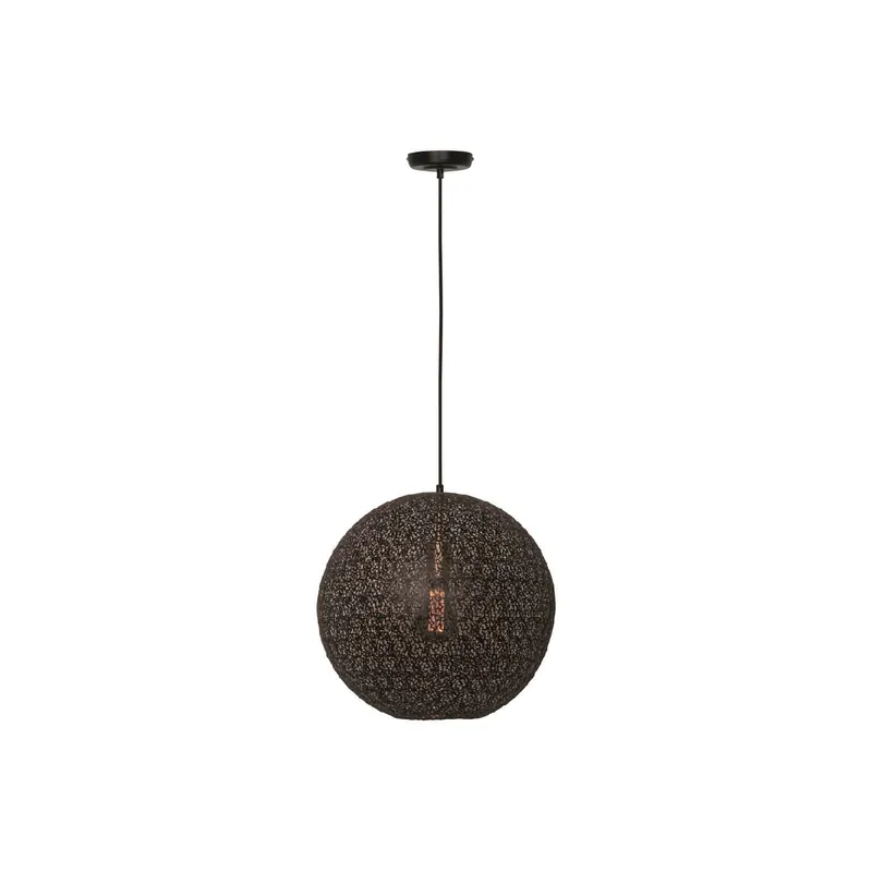 Lampa wisząca Oronero, Ø 30 cm, czarny/złoty, metal