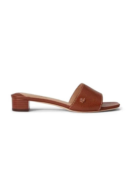 Lauren Ralph Lauren klapki skórzane Fay