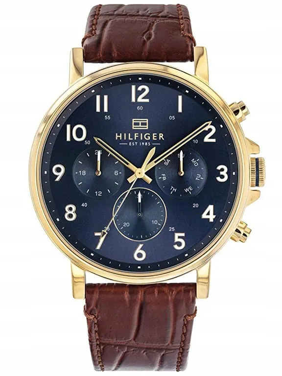 Zegarek Męski Tommy Hilfiger ZF030B Skórzany Pasek 50M Box Dla Chłopaka