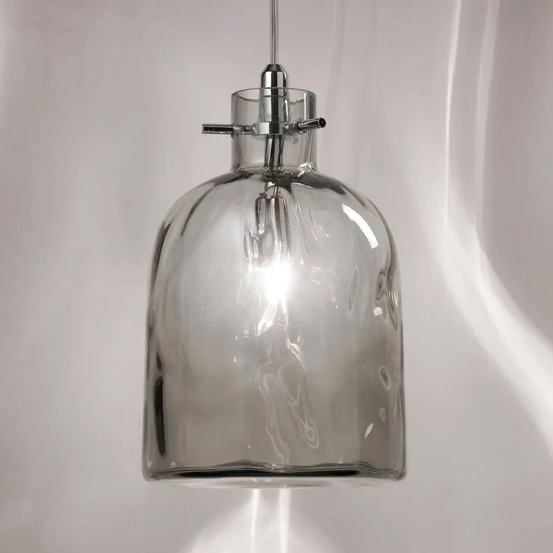 Bossa Nova designerska lampa wisząca dymny szary