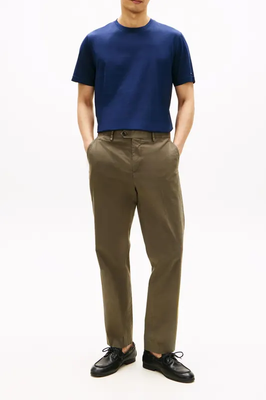 Tommy Hilfiger Dc Essential Tee Navy Iris Maat: XXL | Basic T-Shirts Outlet | Heren | Blauw
