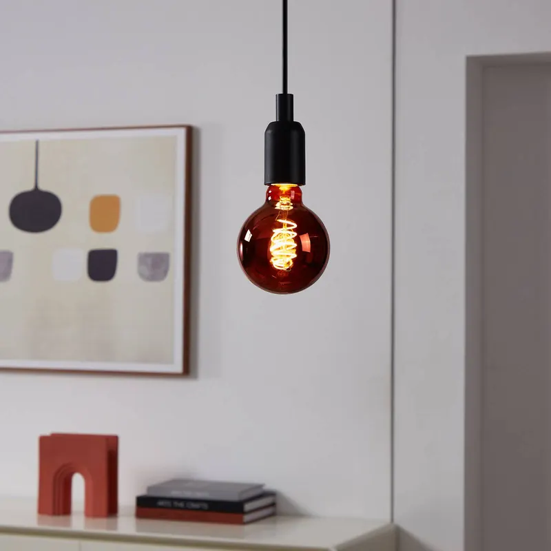Kula LED E27 G95 4W żarnik 2000K miedź